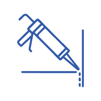 Linear gap sealing icon